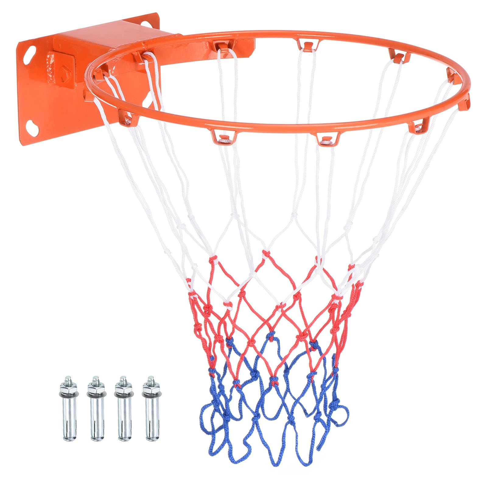 PATIKIL Heavy-Duty Basketball Rim Replacement with High-Tension Spring - Perfect for Outdoor Courts, Driveway Hoops & Gym Backboard Upgrades