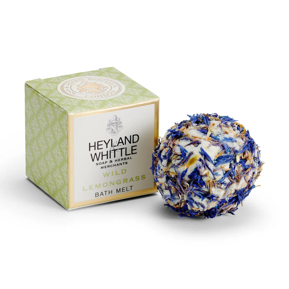 Premium Wild Lemongrass Bath Melts for Relaxation - Aromatherapy Stress Relief & Skin Hydration - Perfect for Spa Nights & Self-Care Rituals