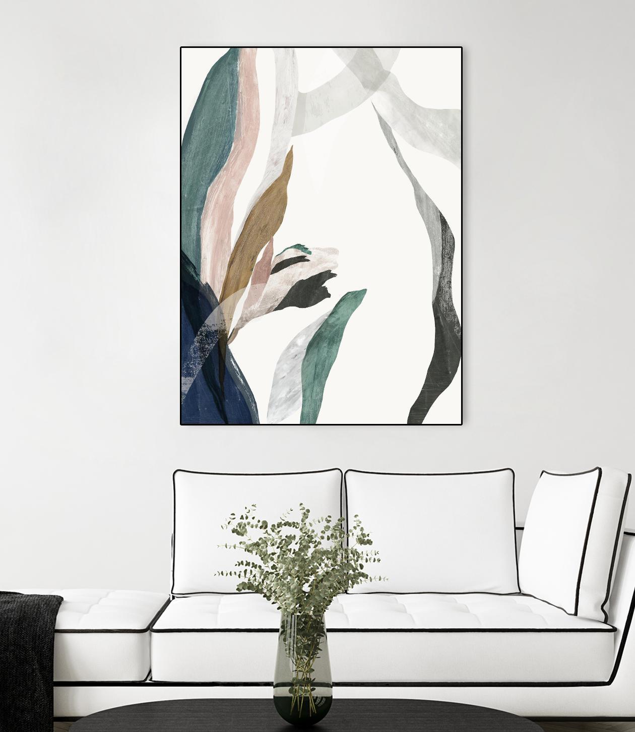Arabesque I - Elegant Home Decor Wall Art for Living Room, Bedroom & Office - Perfect for Modern & Classic Interior Design Styles