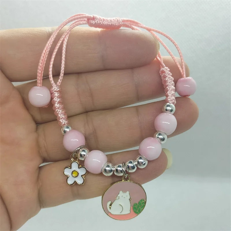 Stylish Animal Cat Bracelet for Girls - Trendy Handmade Jewelry Gift for Cat Lovers | Perfect for Parties, Gifts & Everyday Wear