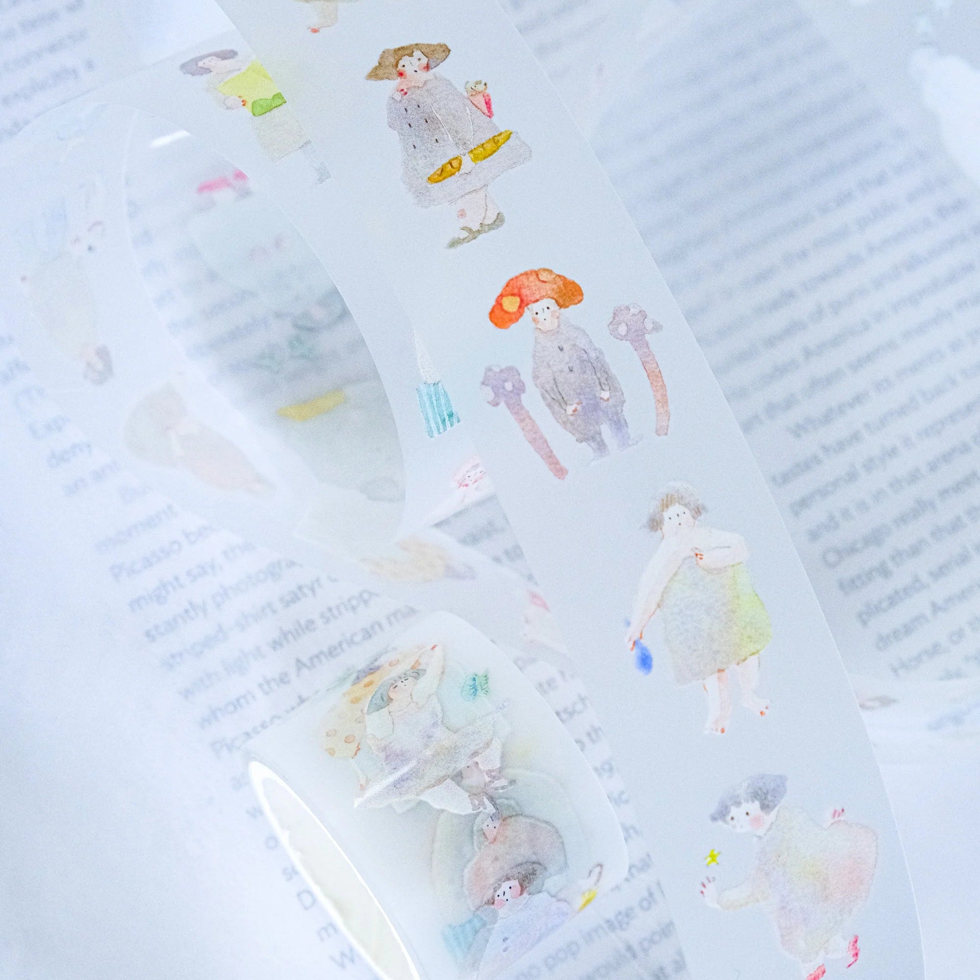 Dodolulu Washi Tape - Seasons Quartet Vol. 3 PET Decorative Tape for Scrapbooking, Journaling, DIY Crafts & Gift Wrapping