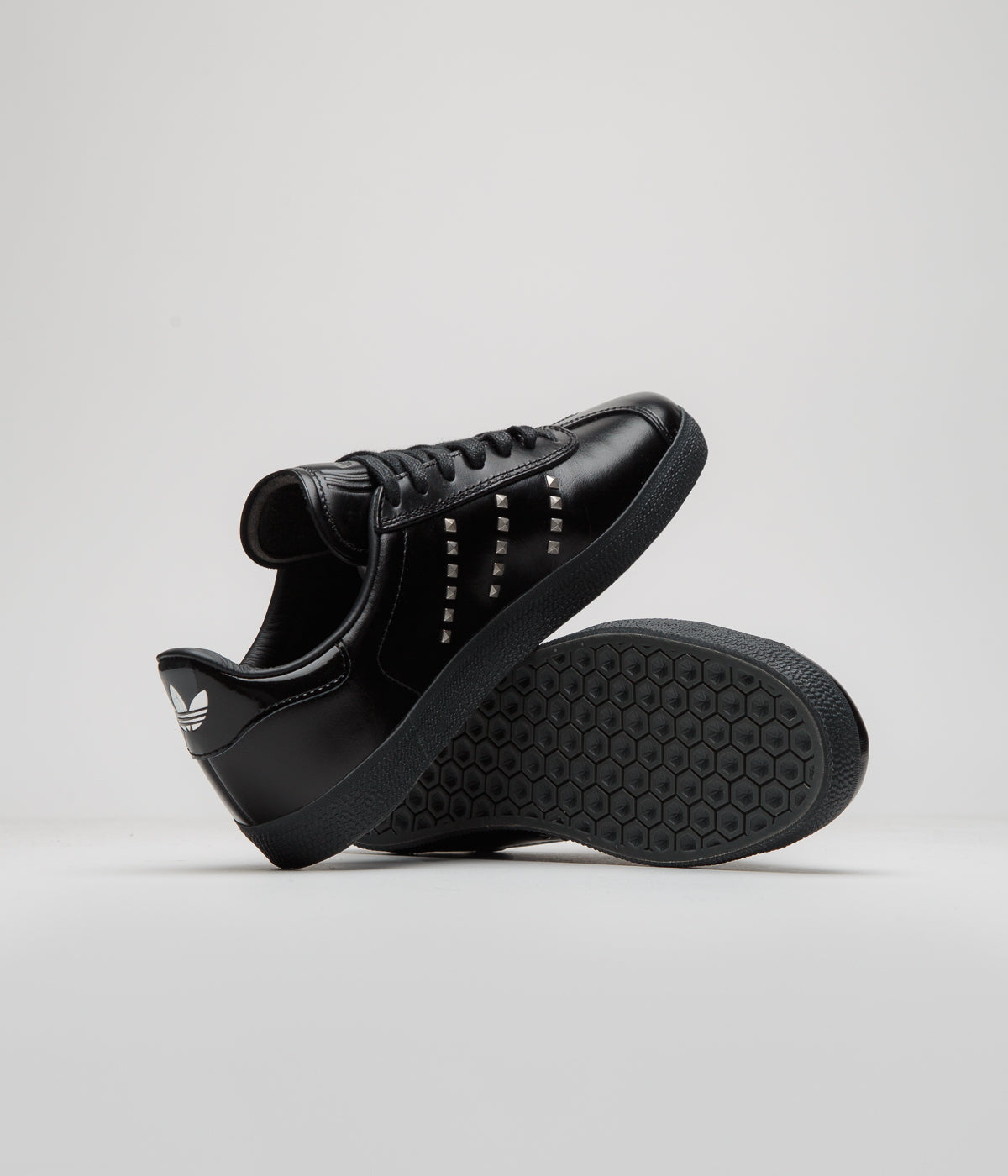 Adidas x Dime Gazelle ADV Sneakers - Core Black / Silver Metallic / Carbon - Men's Streetwear Shoes for Casual Wear & Urban Fashion