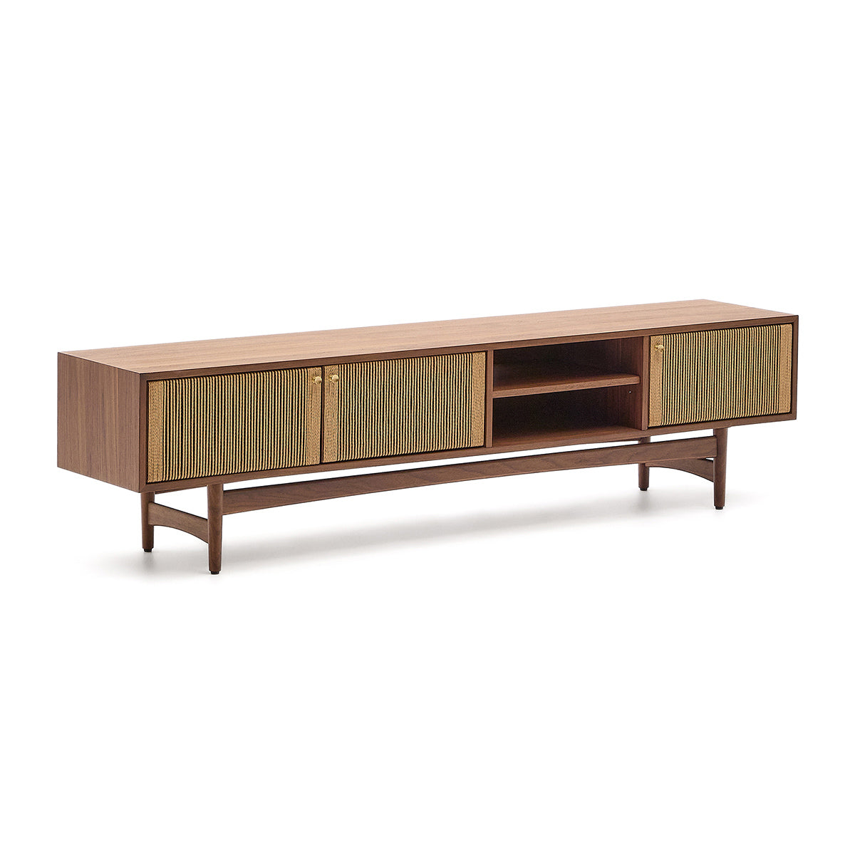 Kave Home Elan TV Stand - Modern Entertainment Center with Storage for Living Room, Bedroom & Home Theater