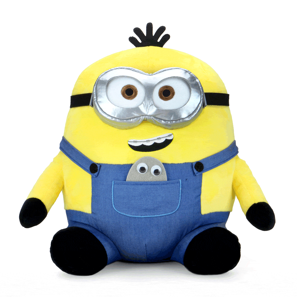 Minions: The Rise of Gru Otto HugMe Shake Action Plush Toy - Cute Interactive Minion Stuffed Animal for Kids, Collectors & Movie Fans | Perfect Gift for Birthdays, Christmas & Playtime Fun