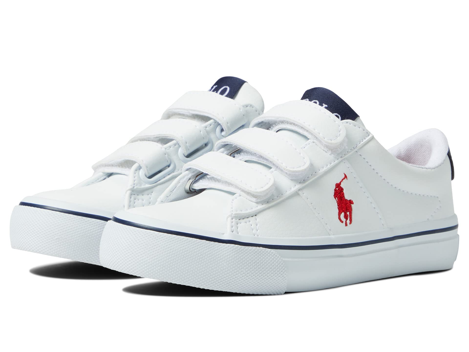 Polo Ralph Lauren Boys Sayer EZ Sneakers - Comfortable Kids Casual Shoes for School, Play & Everyday Wear