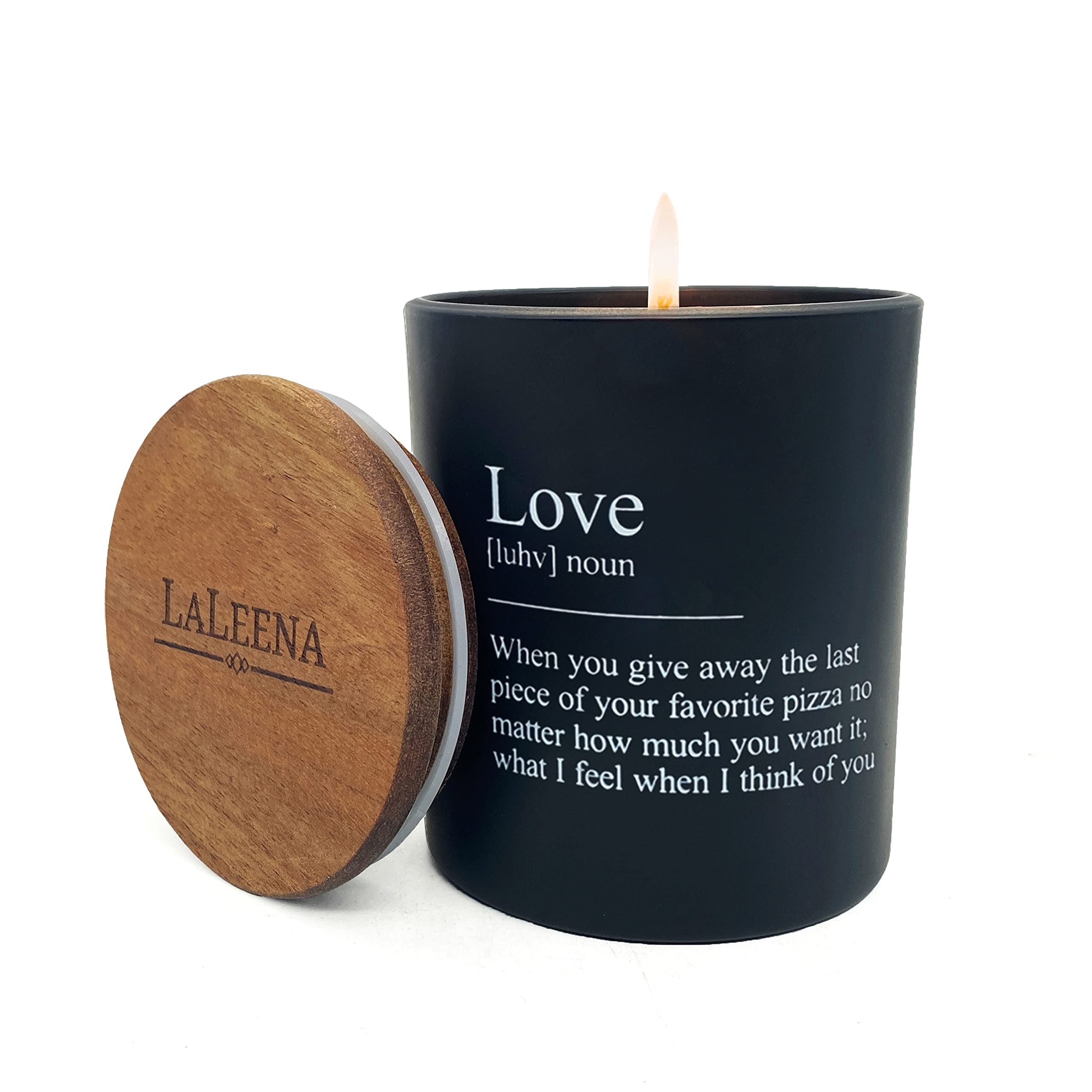Luxury Lavender Scented Soy Candle - 14 oz Large Home Decor & Relaxation Gift for Friends, Family, Birthday - Aromatherapy for Bedroom, Spa, Yoga & Meditation