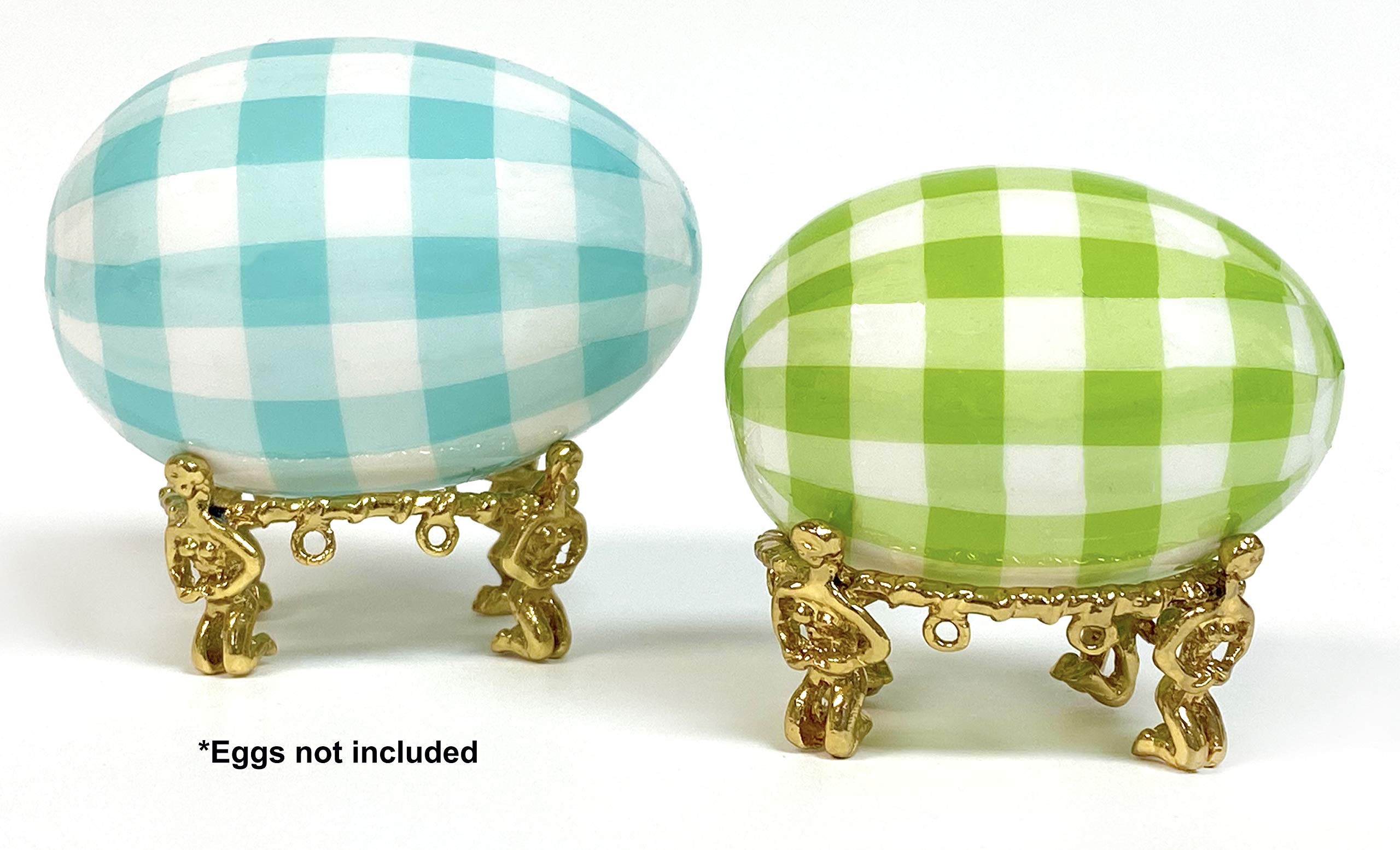 National Artcraft® Gold Finish Egg Display Stand (1-Pack) - Elegant Easter, Thanksgiving & Holiday Decor for Table Centerpieces, Mantel Displays & Home Decor