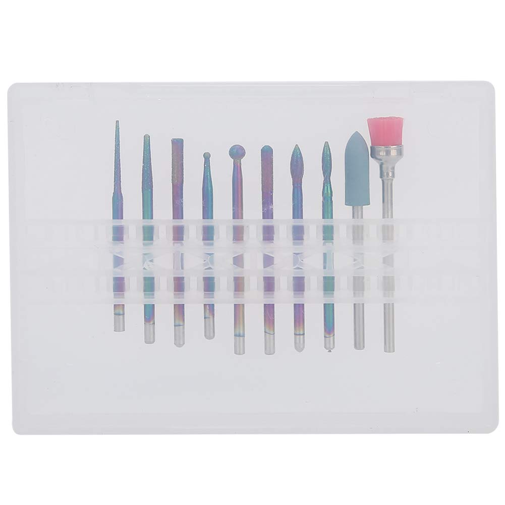 Professional Nail Drill Bit Set - Tungsten Carbide Grinding Heads for Manicure & Pedicure | Perfect for Removing Gel Polish, Acrylic Nails & Dead Skin | Salon & Home Nail Care Essential