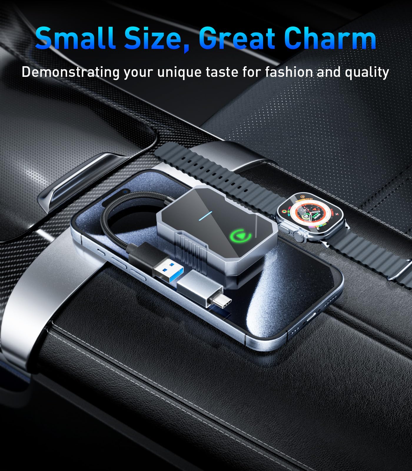 2024 Upgraded Reborn Wireless CarPlay Adapter - Convert Wired to Wireless Apple CarPlay for iPhone & Android | Plug & Play | Compatible with Cars Since 2016, iOS 10+, Android 11+ | Perfect for Commuting, Road Trips & Hands-Free Driving