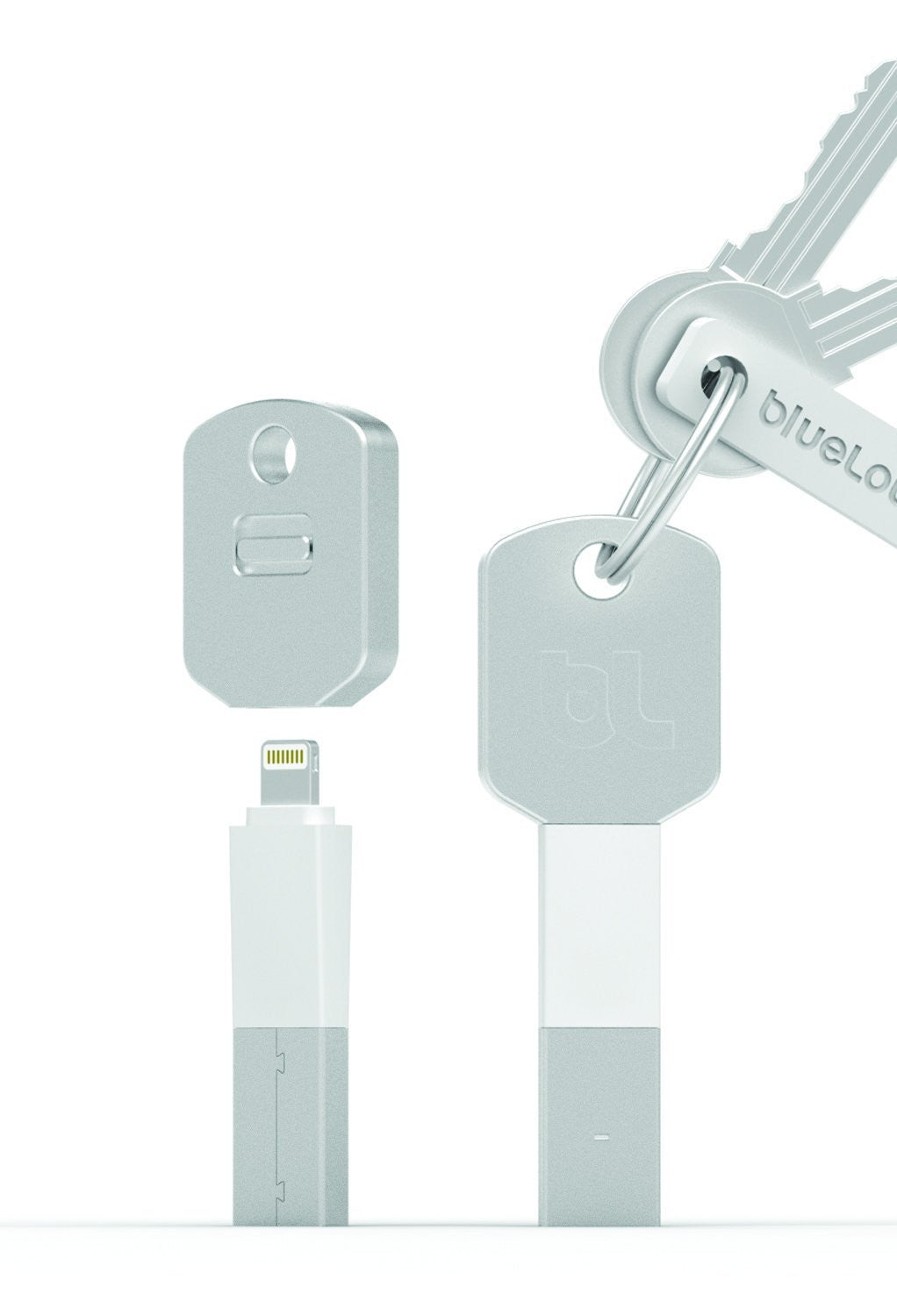 Bluelounge Kii Micro USB Cable - High-Speed Charging & Data Sync for Smartphones, Tablets & More | Durable & Tangle-Free Design | Perfect for Home, Office & Travel Use