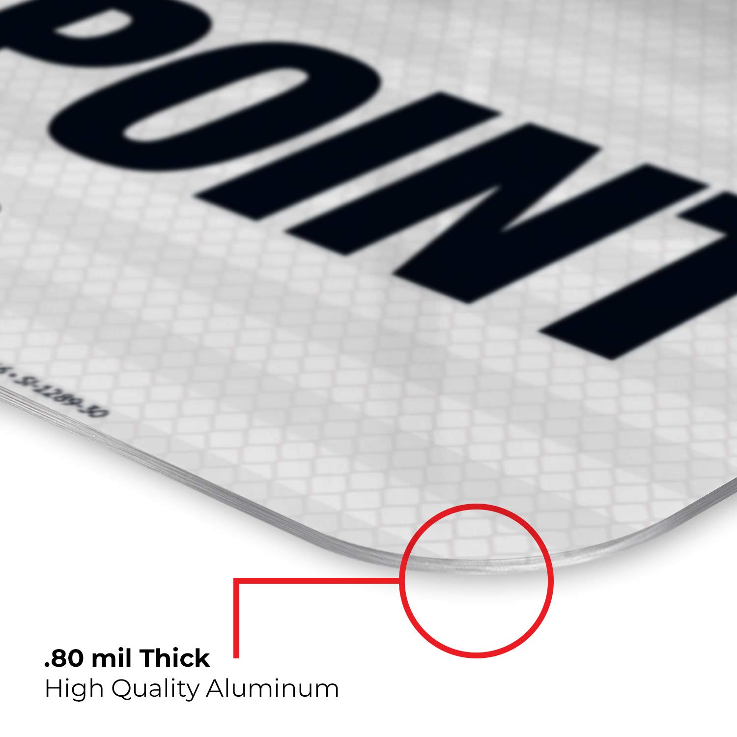 Danger Safety Glasses Required Beyond This Point Sign - OSHA Compliant 24x30 Inches Reflective Aluminum Sign - 3M EGP .080 Thick Fade-Resistant for Indoor/Outdoor Use - Made in USA - Perfect for Construction Sites, Factories & Hazardous Work Areas