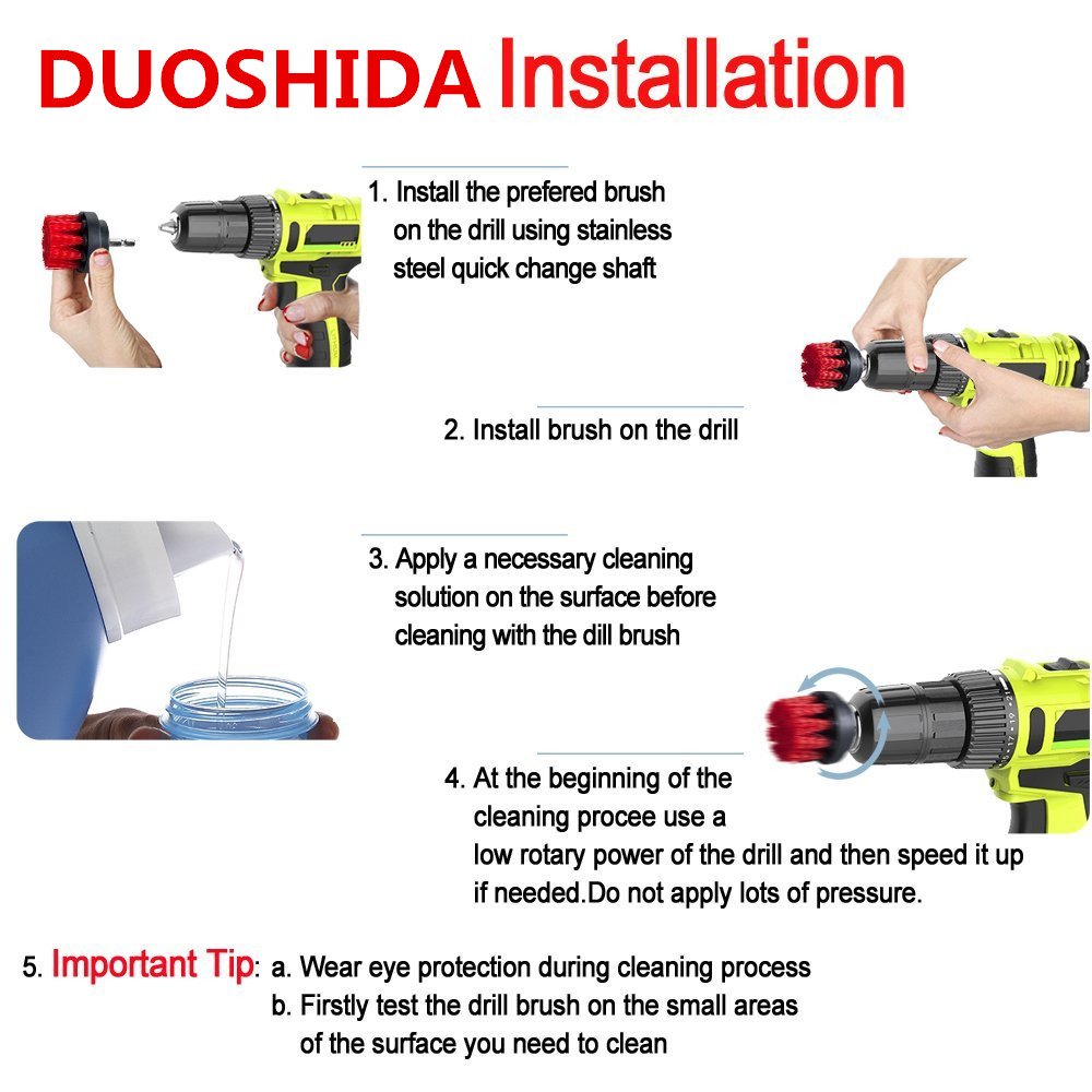Drill Brush Set - 2