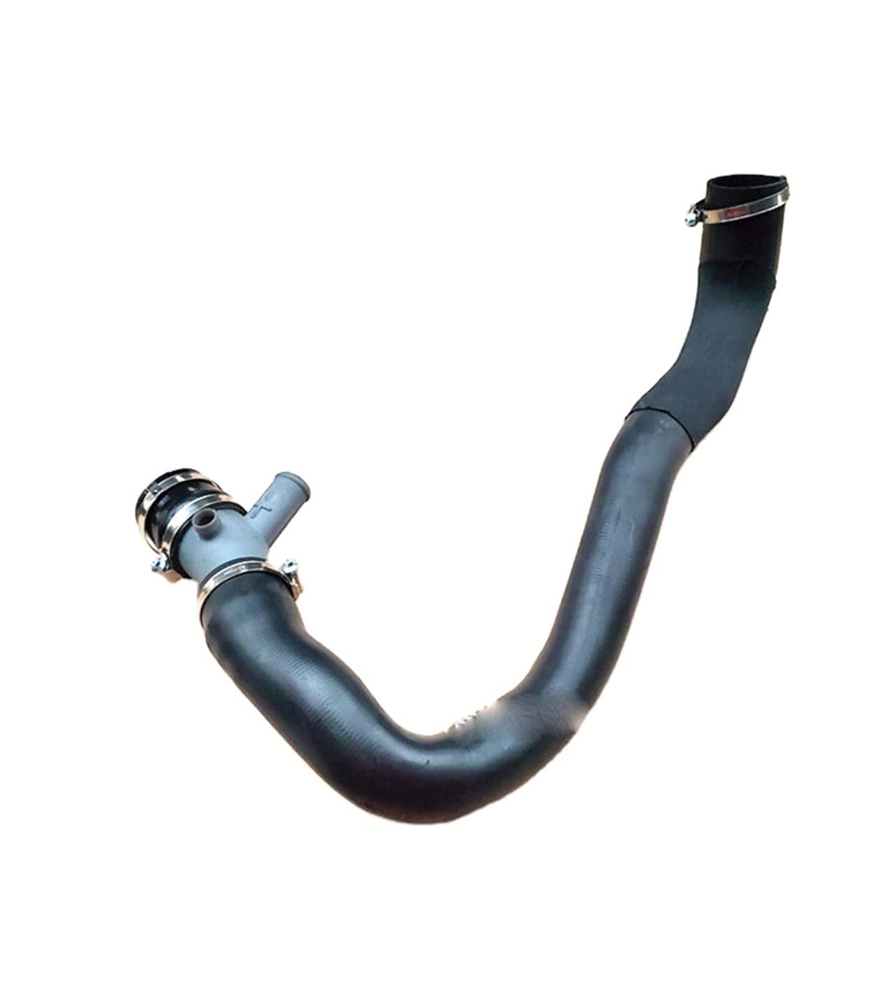 Genuine Black Silicone Intercooler Hose Assembly for Range Rover Evoque 2.0L 16V (LR024305) - 1 Pack - Perfect for Turbo Performance Upgrades & Engine Maintenance