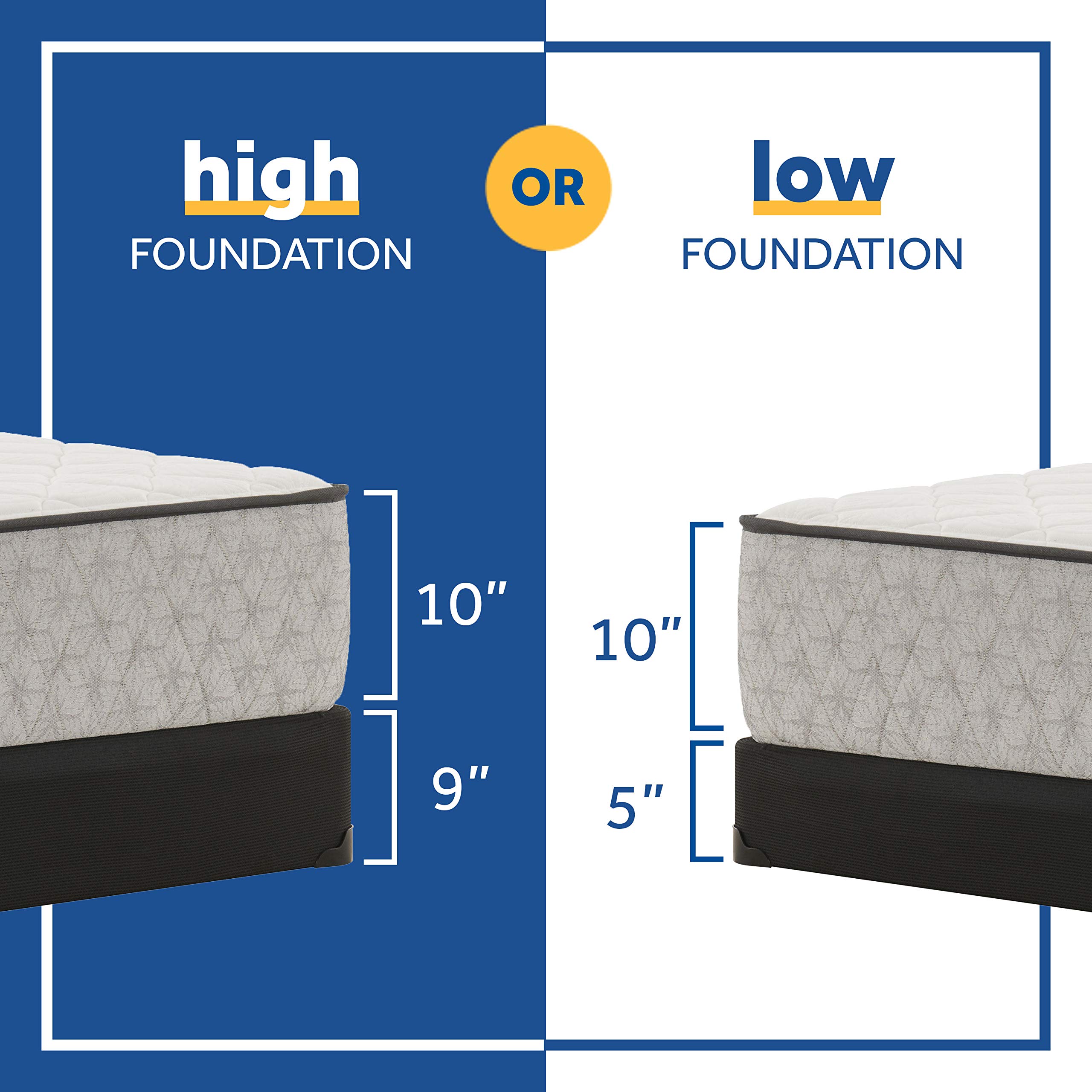 Sealy Essentials Spring Osage Firm Feel Mattress - Twin XL Size, Supportive & Comfortable for Back Pain Relief - Perfect for Guest Rooms, Dorms & Small Spaces
