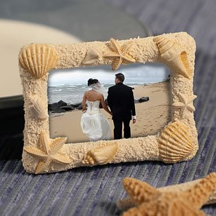 Beach Themed Wedding Place Card Holders - Sand, Stars & Shells Decor (Set of 144) for Coastal Weddings, Beach Parties & Tropical Events