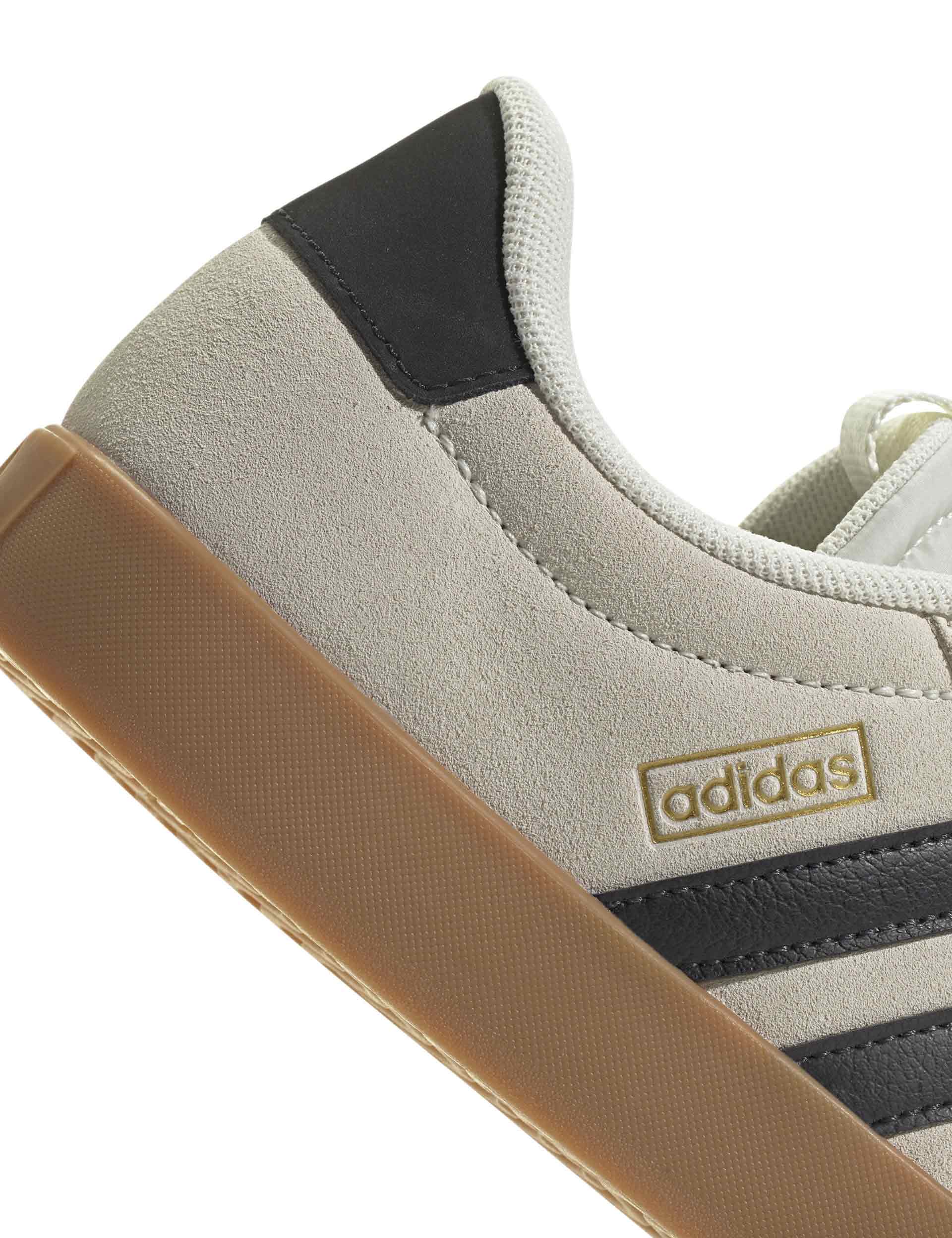VL Court 3.0 Women's Tennis Shoes - Off White/Grey Six/Gold Metallic - Lightweight Athletic Sneakers for Running, Gym Workouts & Casual Wear