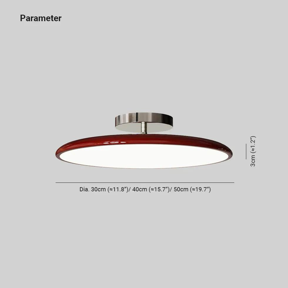 Modern Round Acrylic LED Ceiling Light - Energy Efficient Minimalist Design for Living Room, Bedroom & Kitchen Lighting