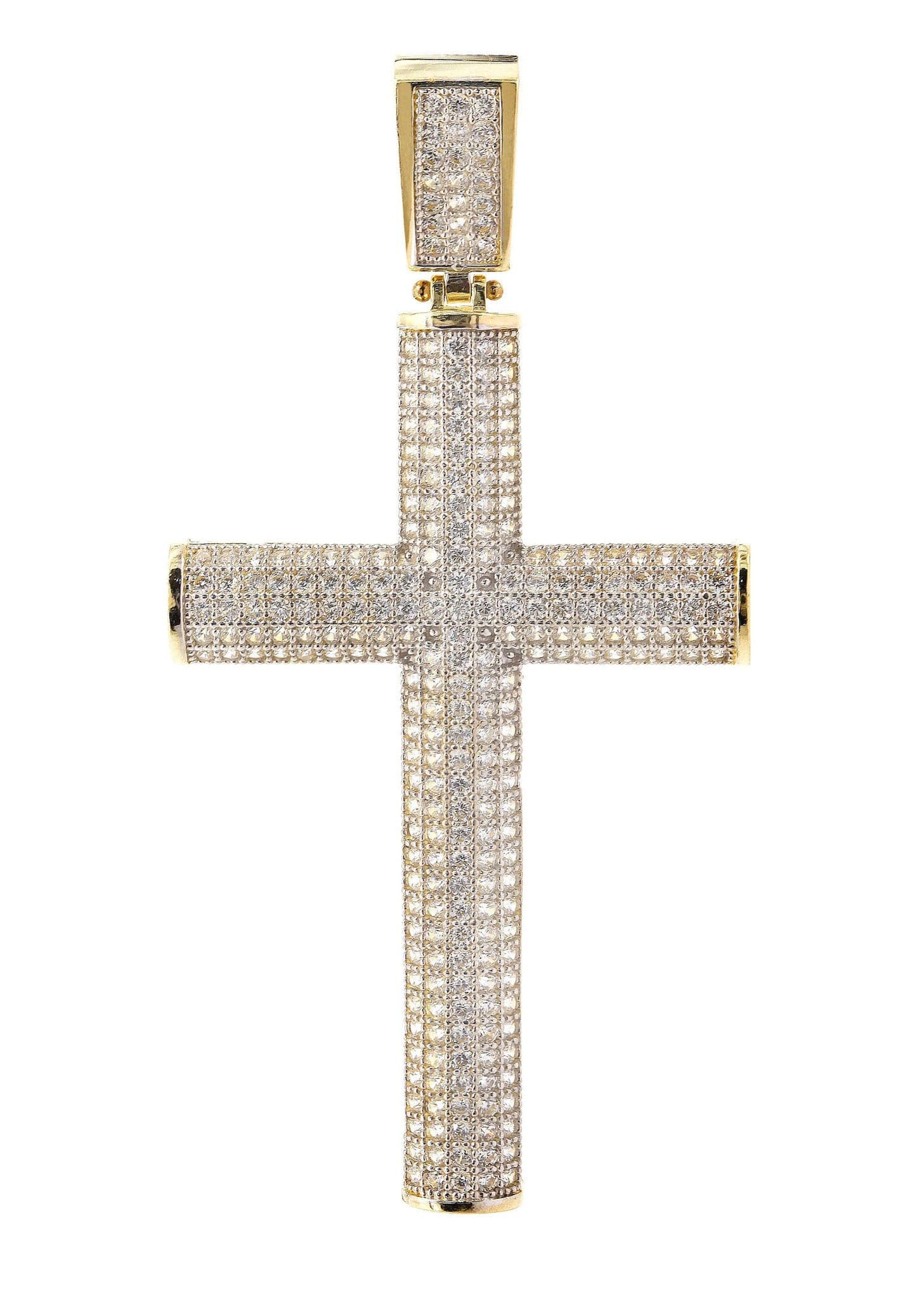 10K Gold Cross Pendant Necklace - 6.5 Grams Durable Religious Jewelry for Women & Men - Perfect for Baptism, Confirmation, and Everyday Wear