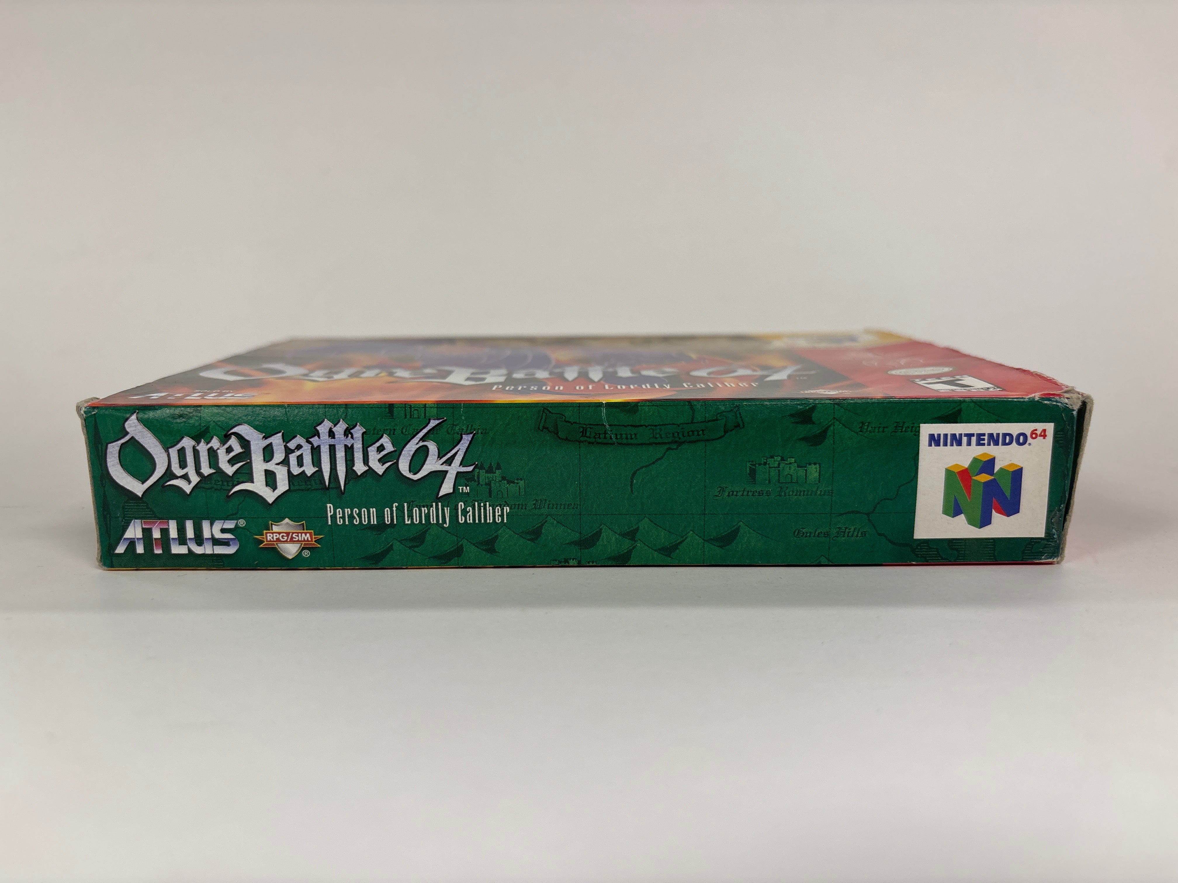 Ogre Battle 64 - Nintendo 64 N64 Game Box & Manuals Only (No Game Included) - Perfect for Collectors & Retro Gaming Enthusiasts