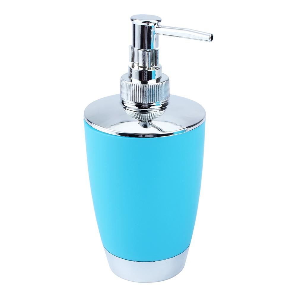 6-Piece Blue Bathroom Accessories Set - Toothbrush Holder, Cup & More for Countertop Decor