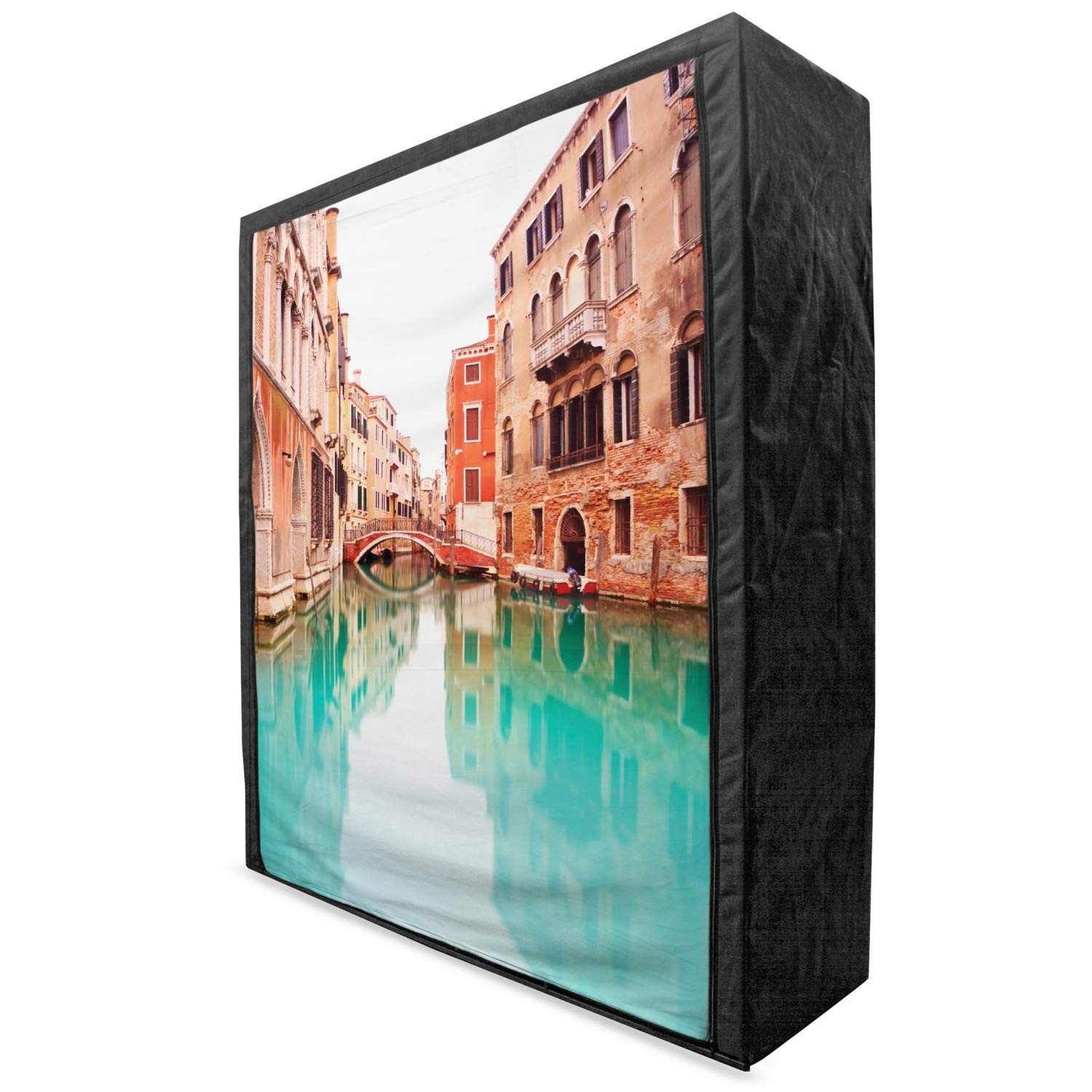 Ambesonne Venice Portable Fabric Wardrobe - 59