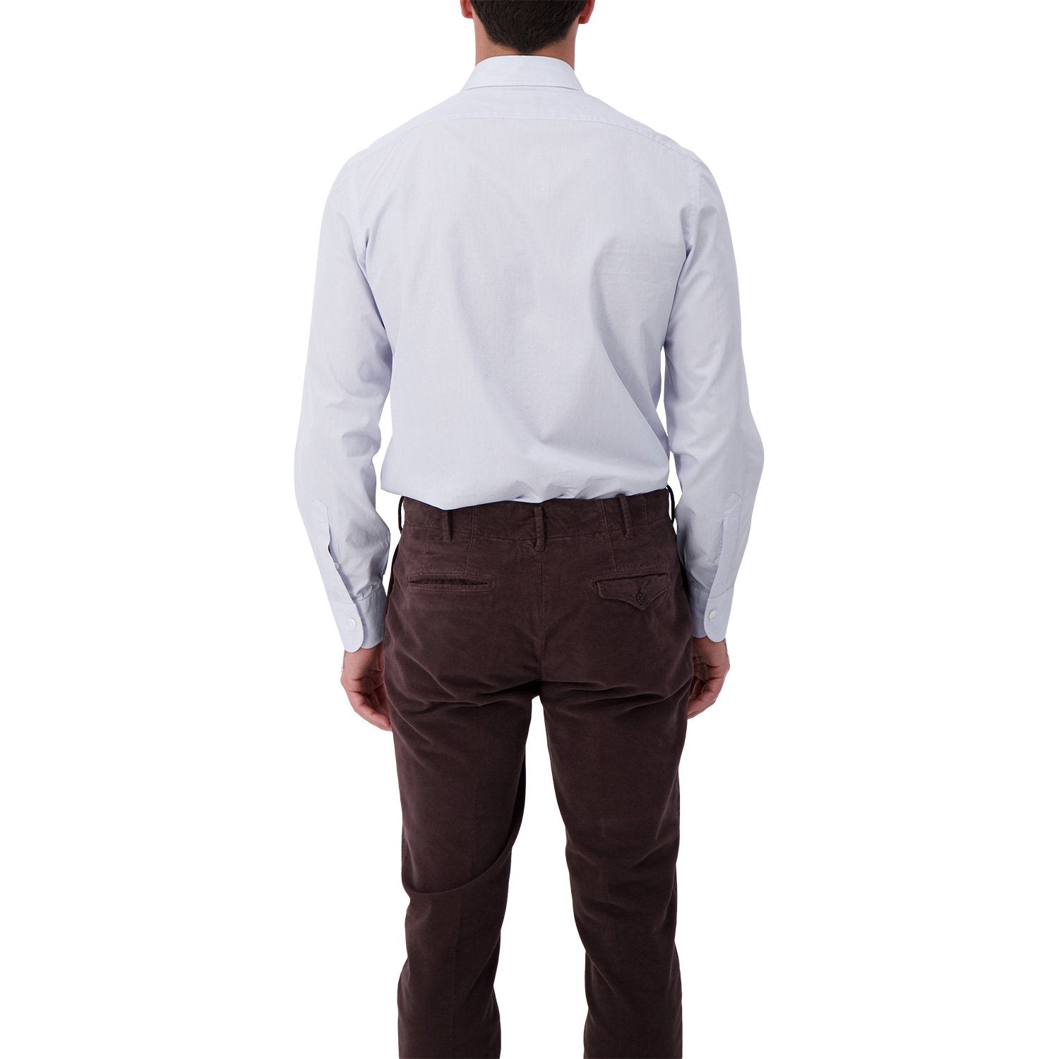 Barba Napoli Blue Classic Men's Dress Shirt - Elegant Formal Wear for Business, Office & Special Occasions