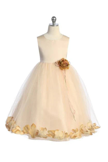 Plus Size Blush Satin Dress for Women - Elegant Petal Design Sleeveless Top (Size 16.5-20.5) | Perfect for Weddings, Parties & Special Occasions