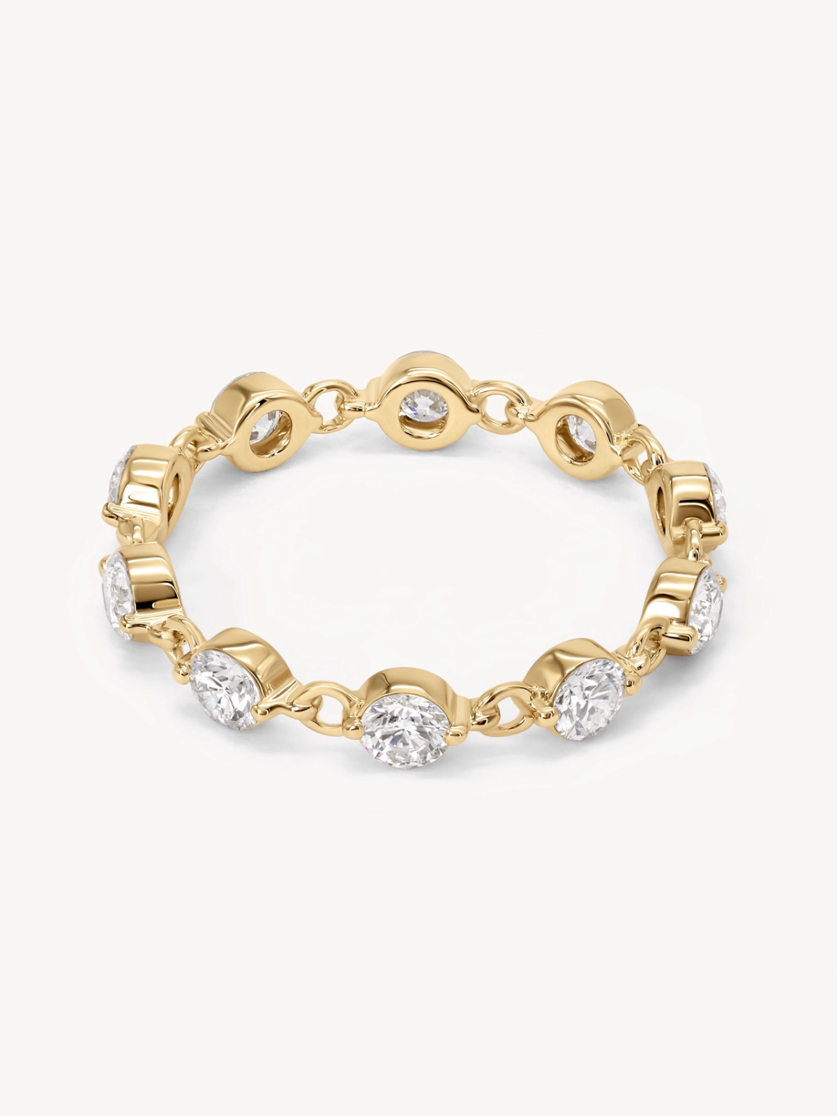 Diamond Eternity Ring for Women - 14K Gold/Platinum Wedding Band - Perfect for Anniversaries & Proposals