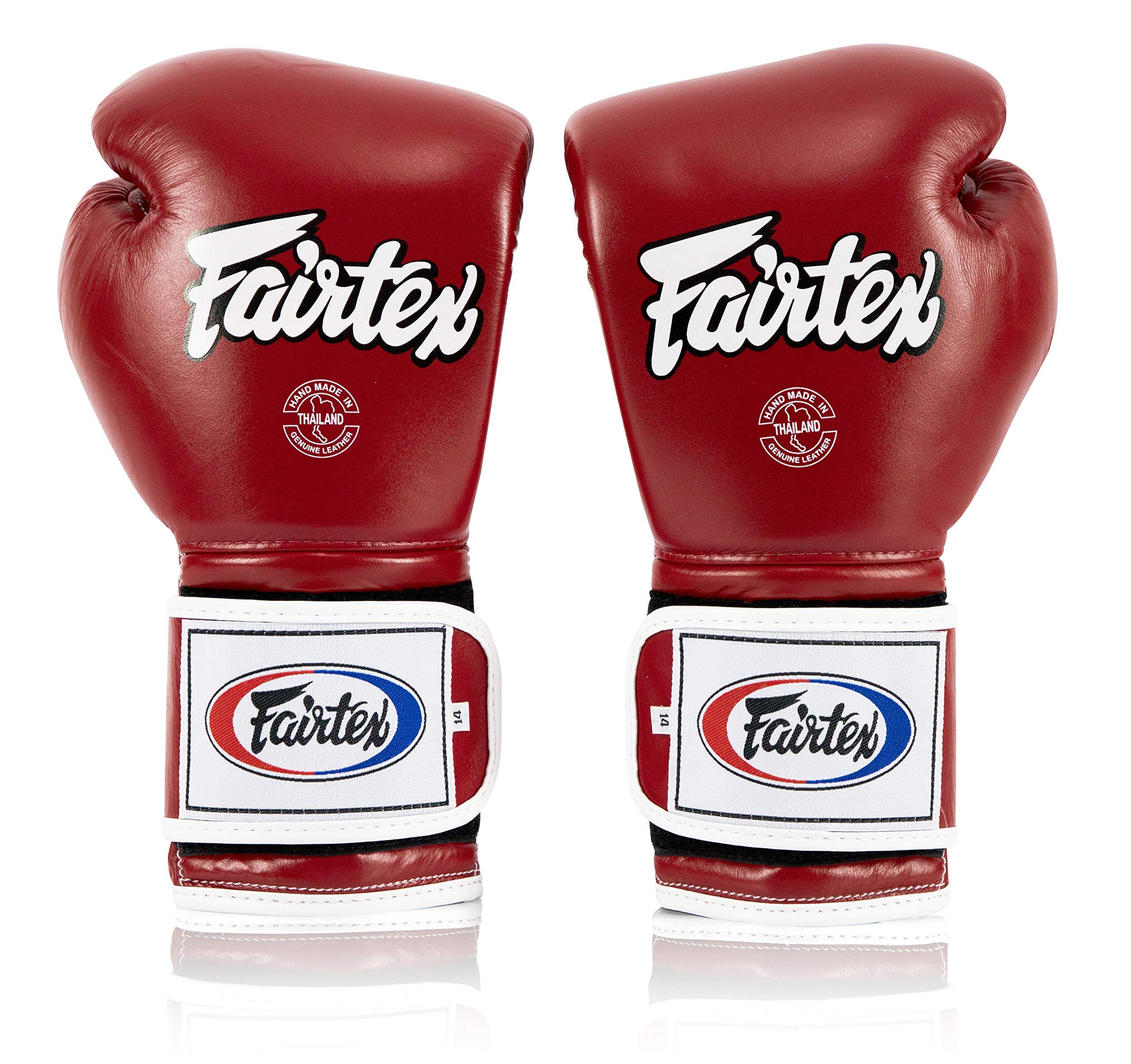 Fairtex BGV9 Muay Thai Boxing Gloves for Professionals & Trainers – Mexican Style MMA Gloves for Hard Hitters | Lightweight, Shock-Absorbent Martial Arts Gloves for Sparring, Training & Competition