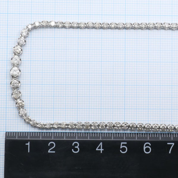 18K White Gold Diamond Necklace for Women - Elegant & Luxurious Jewelry Gift for Anniversary, Wedding, Valentine's Day