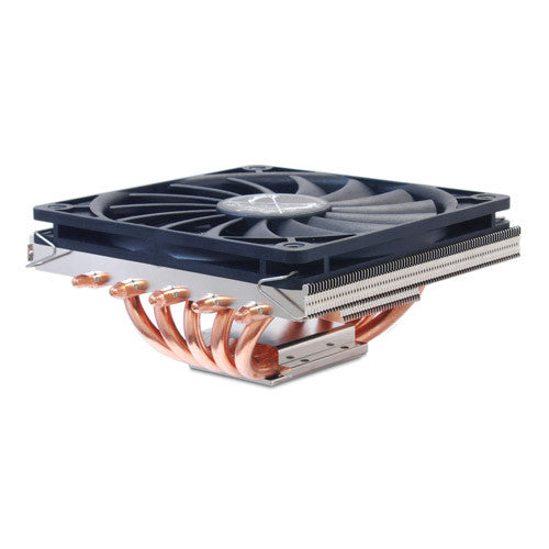 Scythe BIG SHURIKEN 2 Low-Profile CPU Cooler with 5 Heat Pipes - Compact & Quiet Cooling for Mini-ITX & Small Form Factor PCs - Perfect for Gaming, HTPC, and Office Computers