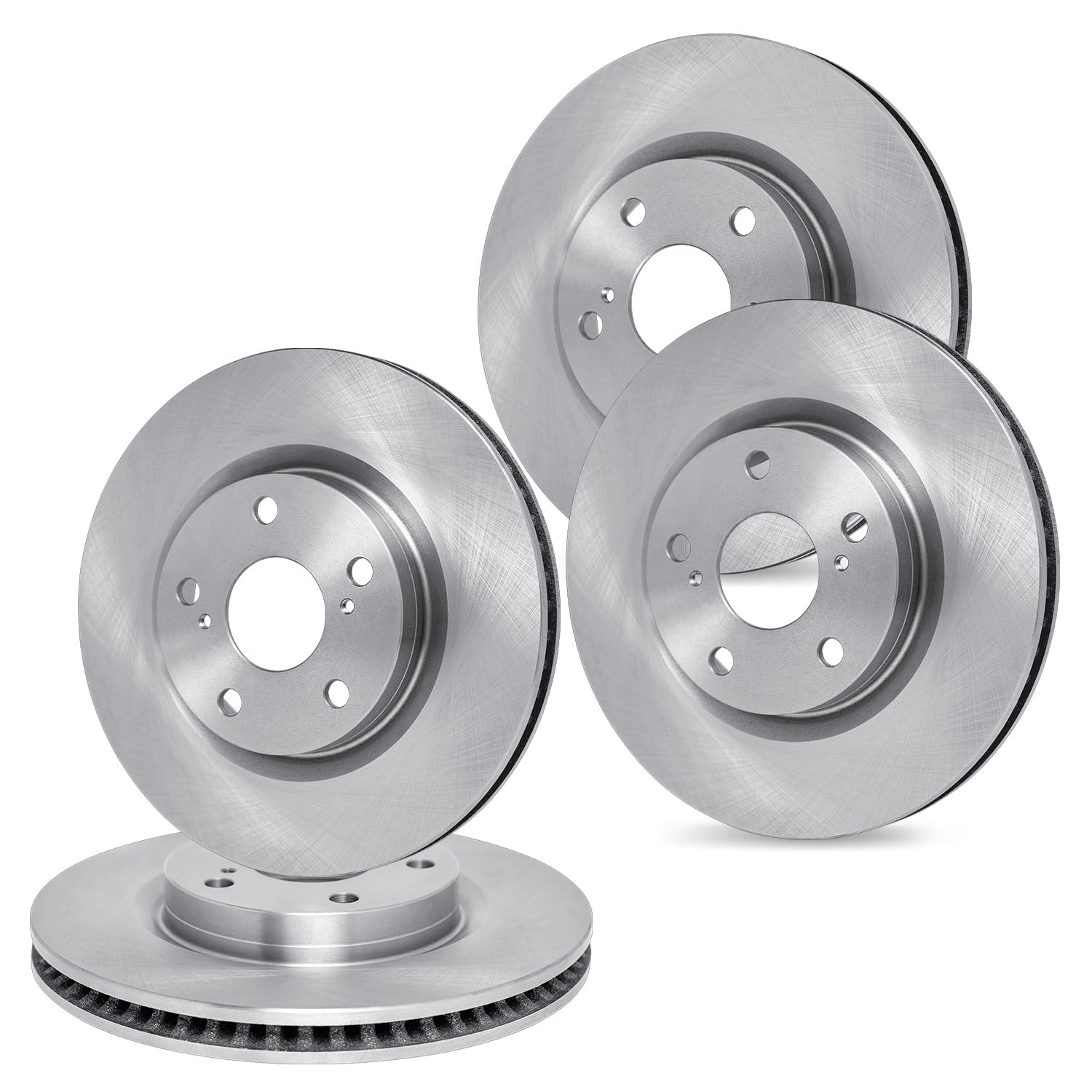 R1 Concepts eLINE Series Front & Rear Brake Rotors for 1977-1980 Buick Electra, Estate Wagon, LeSabre, Riviera | Cadillac Commercial Chassis, Fleetwood, Seville | High-Performance Braking for Classic Cars & Restoration Projects