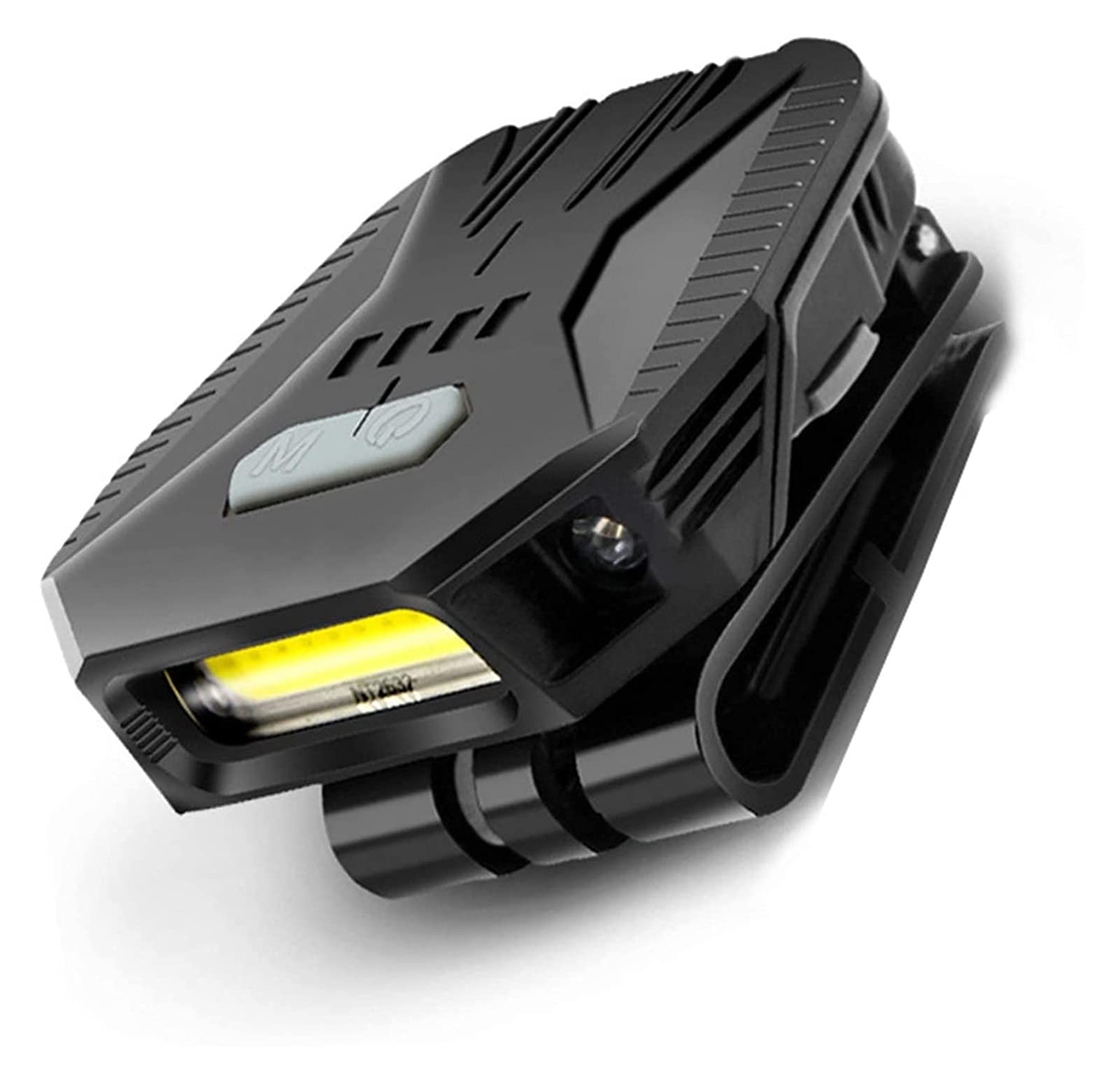TONPOP USB Rechargeable Headlamp - 300 Lumens Hands-Free Headlight for Camping, Running, Cycling, Hiking & Outdoor Work - Adjustable Head-Mounted Flashlight with Helmet Clip - Perfect Gift for Adventurers