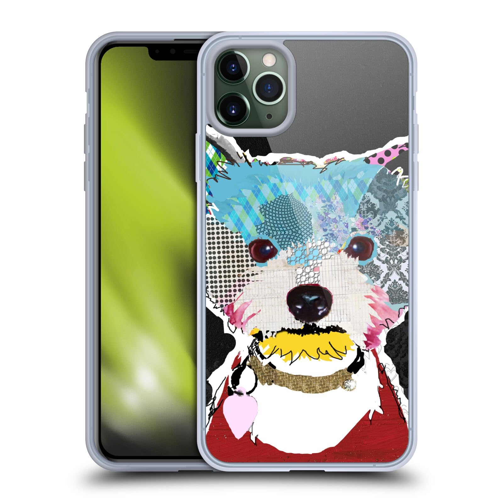 Officially Licensed Michel Keck Westie Dogs Soft Gel Phone Case for Apple iPhone 11 Pro Max - Cute & Protective Cover for Everyday Use, Work, and Travel