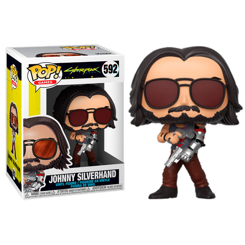 Cyberpunk 2077 Johnny Silverhand Pop! Vinyl Figure - Limited Edition Collectible [592] - Perfect for Gaming Displays & Anime Collections