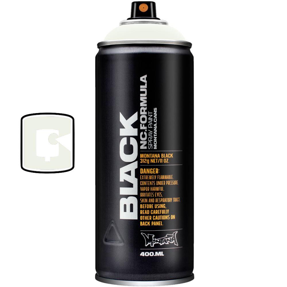 Montana Black 400ML Spray Paint - High-Quality Graffiti & Art Supplies for Walls, Canvas & DIY Projects