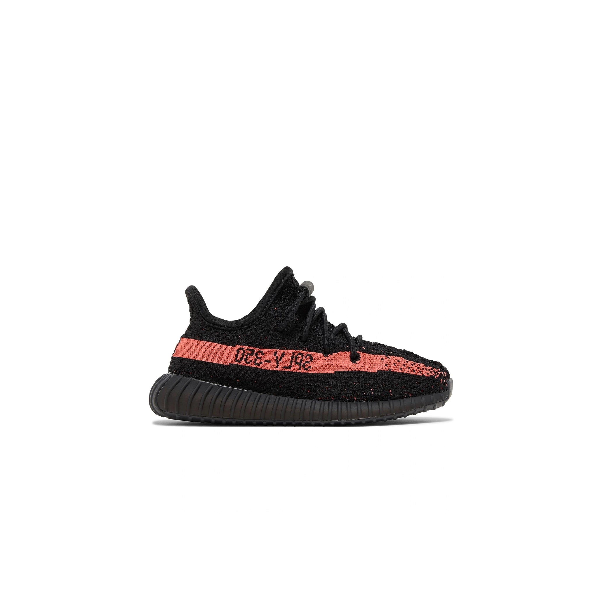 Adidas Yeezy Boost 350 V2 Infants Sneakers - Core Black Red | Comfortable Baby Shoes for Walking & Playtime | Perfect for Casual Outings & Family Events