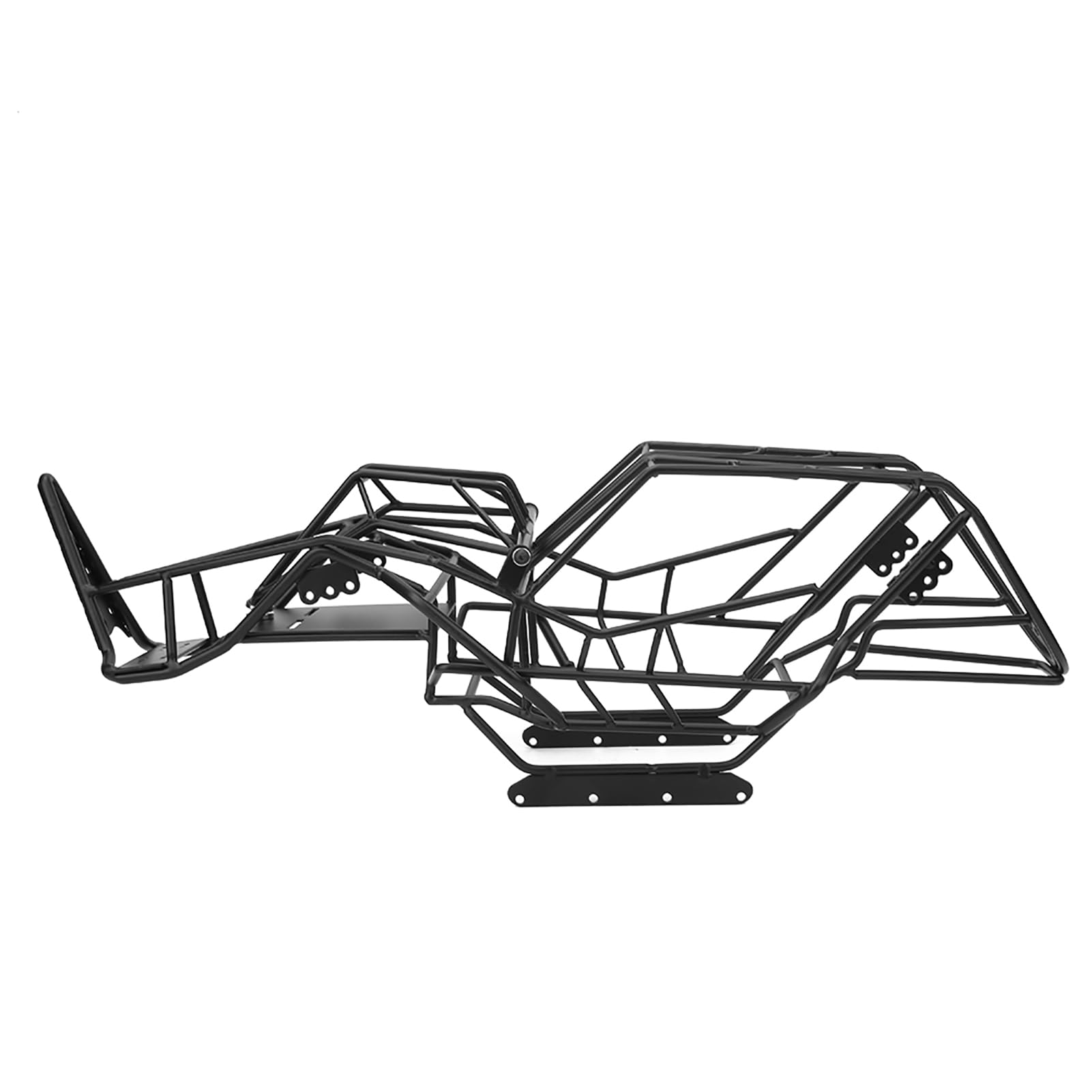 BNineteenteam Black Metal RC Car Roll Cage & Body Frame - 1/10 Scale Welded Chassis for Axial Wraith Remote Control Car Accessories | Off-Road Racing & Crawler Upgrade Parts