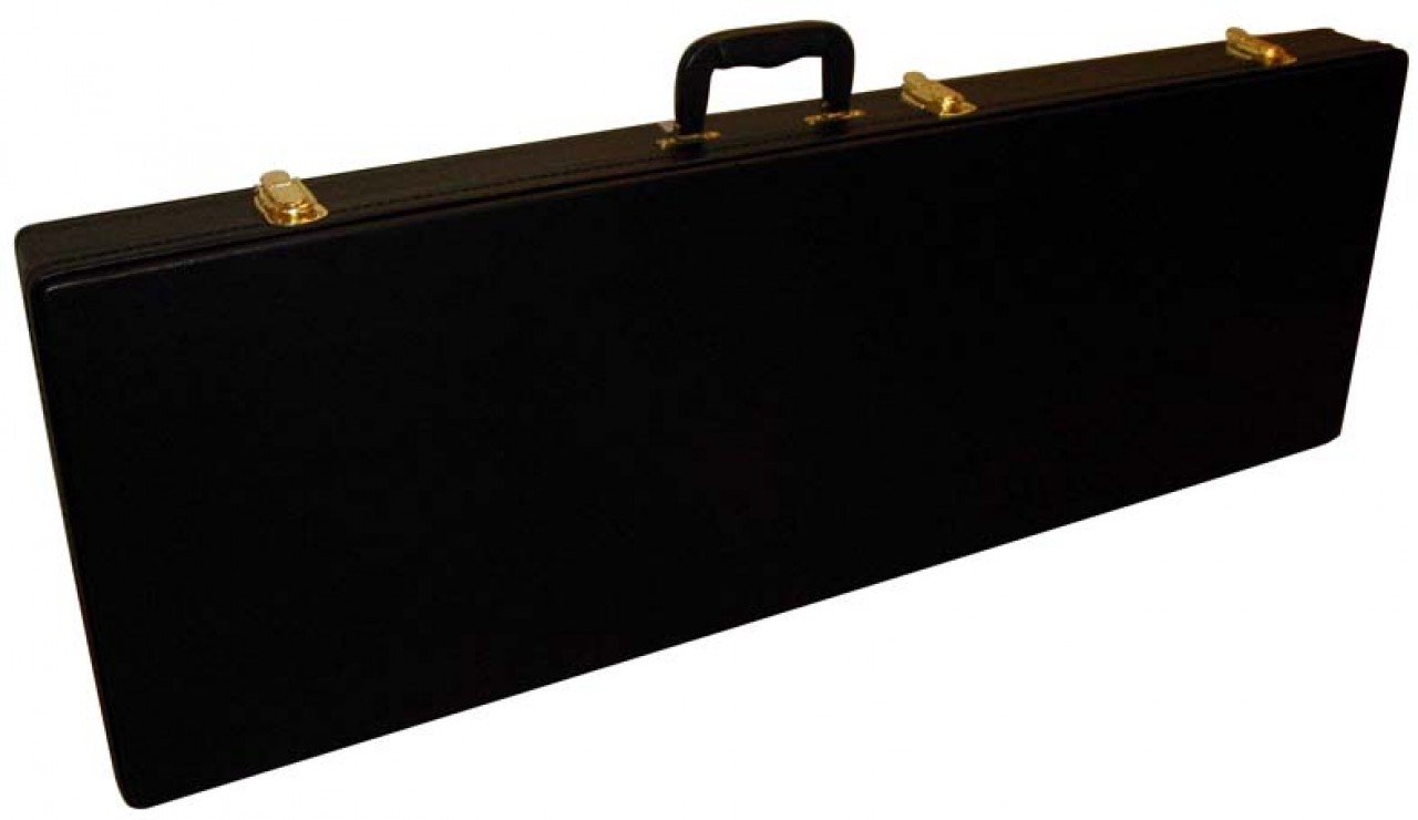 Stagg GCA-RE Black Electric Guitar Hard Case - Durable Rectangle Shaped Protection for Travel & Storage | Perfect for Musicians & Performers