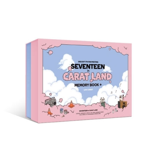 SEVENTEEN 2023 SVT 7th Fan Meeting [SEVENTEEN in CARAT LAND] Memory Book with Digital Code - Kpop Merchandise for Fans, Collectible Photo Album & Exclusive Content Access - Perfect for Kpop Memorabilia Collection and Fan Events