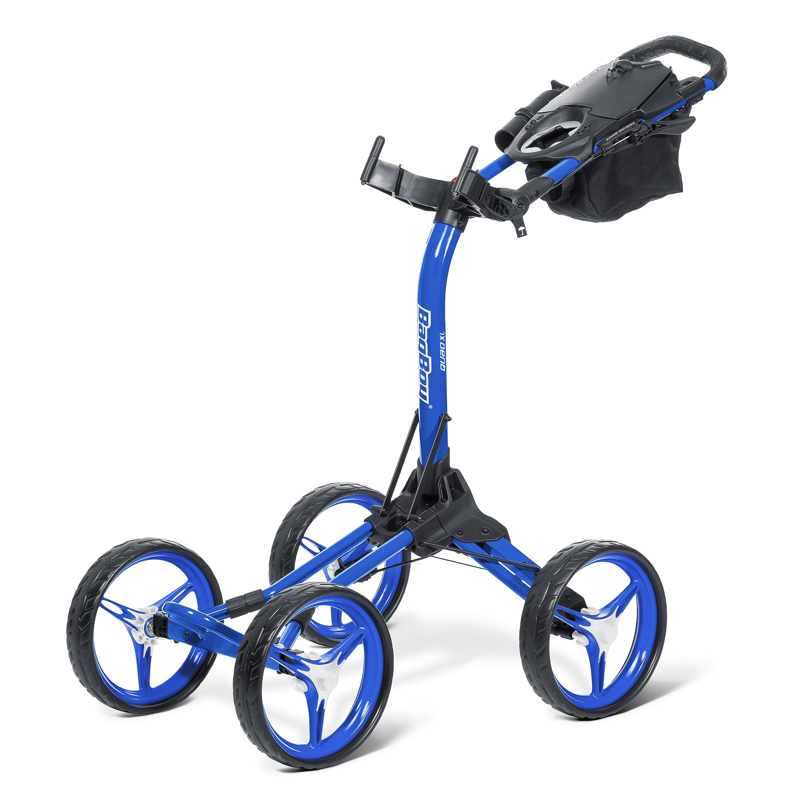 Bag Boy Disc Golf Quad Cart - Premium 4-Wheel Disc Golf Cart for Easy Transport | Perfect for Tournaments & Outdoor Play