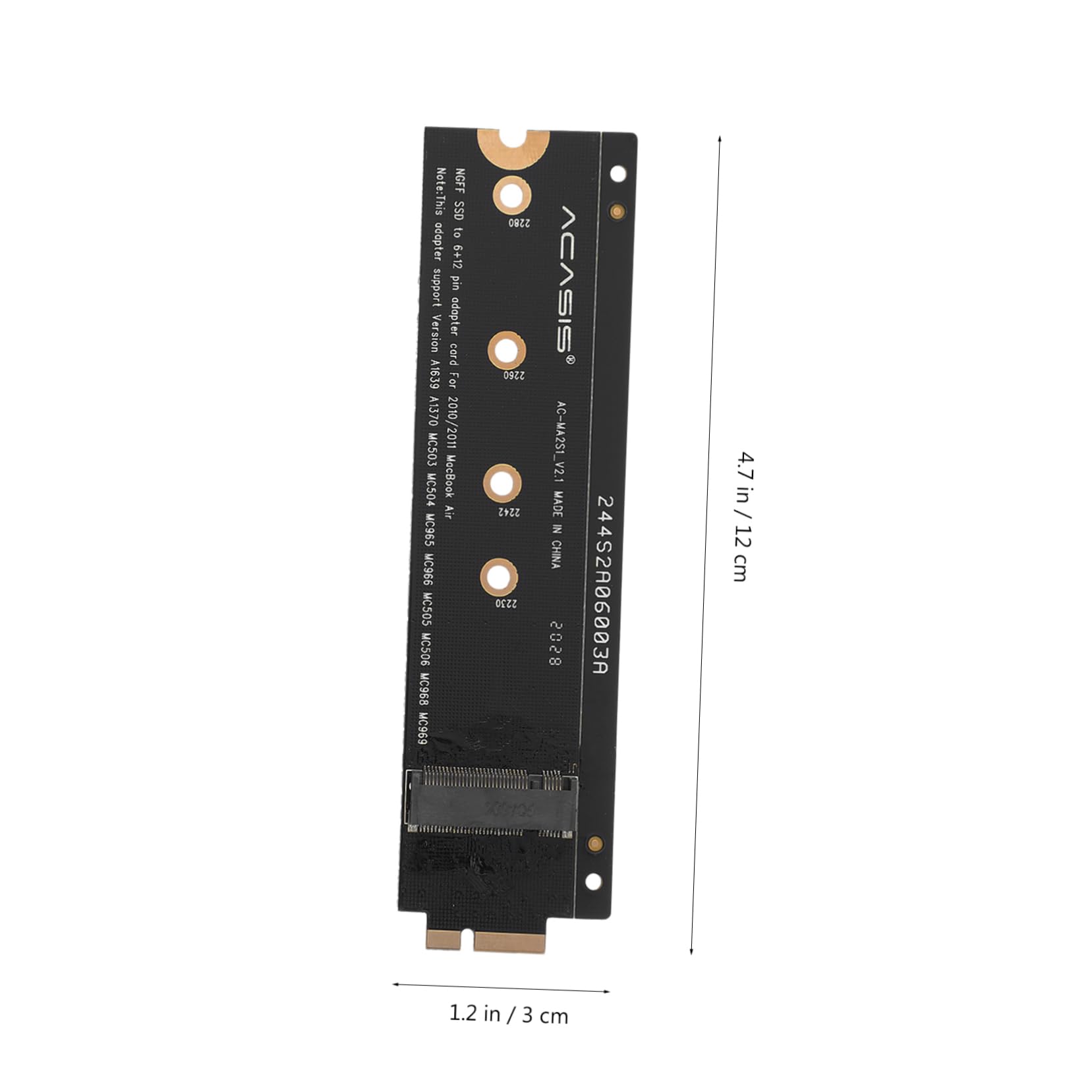 Veemoon M.2 NVMe SSD to PCIe Adapter Card - Supports 2230/2242/2260/2280 Sizes for PC & Laptop Upgrades - Perfect for Gaming Rigs, Workstations & DIY Computer Builds