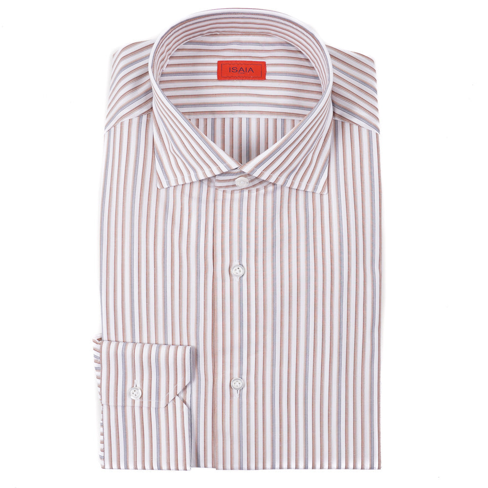 Isaia Modern Fit Dress Shirt for Men | Premium Slim Fit Business Casual Shirt | Perfect for Office, Weddings & Formal Events