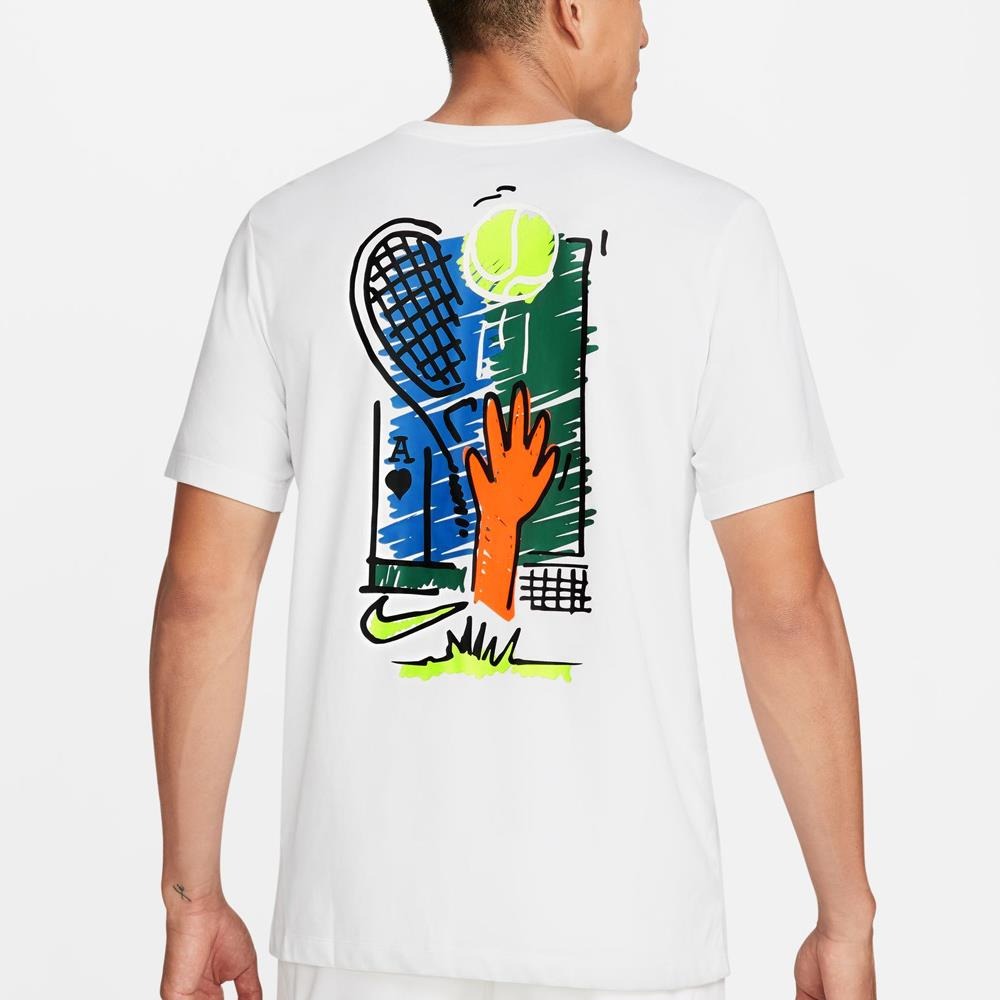 Nike Men's Court Dri-FIT Tennis T-Shirt - Moisture-Wicking Performance Tee for Tennis & Casual Wear - 2024 US Open Collection