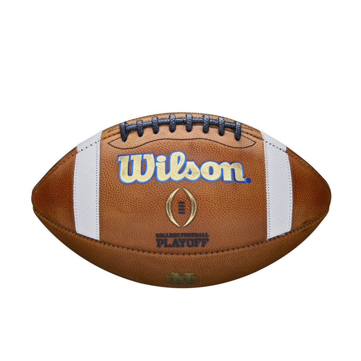 Notre Dame Gold Foil ND College Football - Wilson Official Game Model Football - Perfect for Game Day, Tailgating & Sports Memorabilia Collection