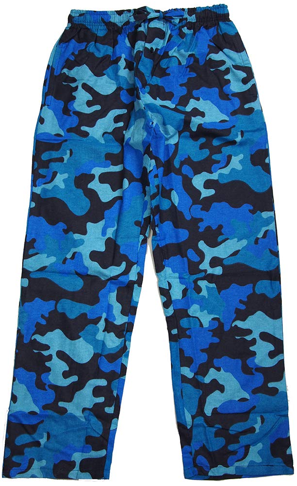 NORTY Men's Cotton Flannel Pajama Pants - 100% Soft Breathable Sleepwear with Fun Prints - Cozy Lounge Pants for Sleeping, Relaxing at Home & Winter Comfort