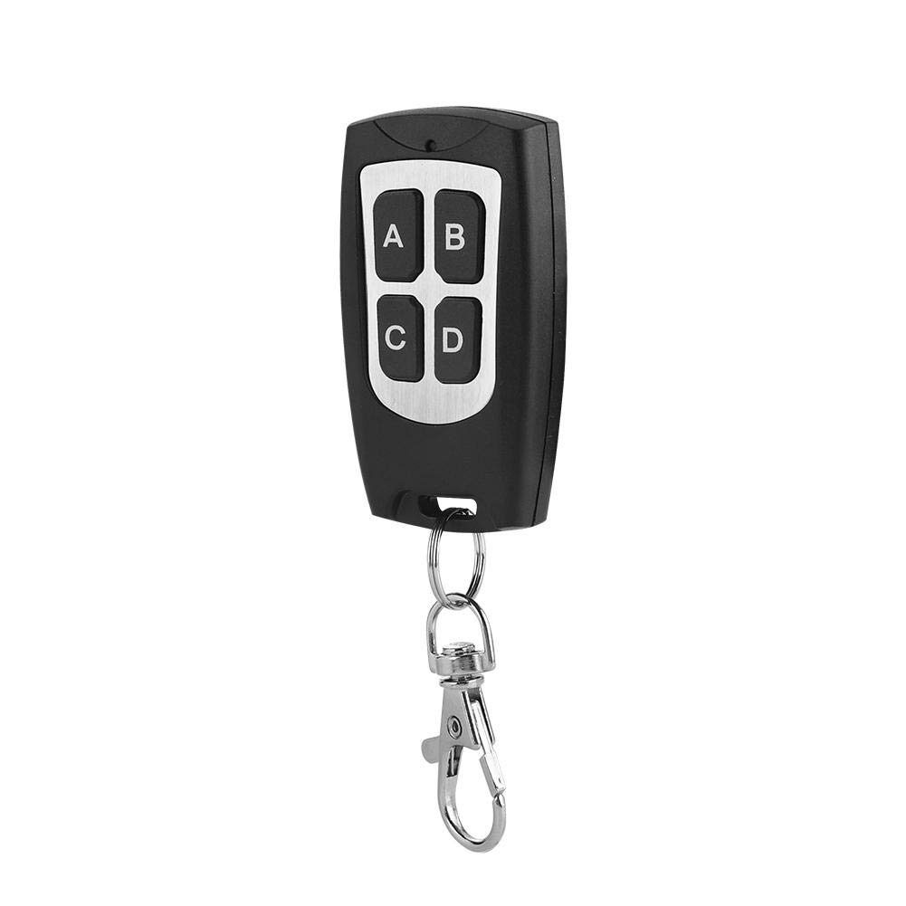 433MHz RF Wireless Remote Control Transmitter with 1-4 Channels - Waterproof 1/2/3/4 Button Options (4 Buttons) for Home Automation, Garage Doors, and Industrial Equipment Control