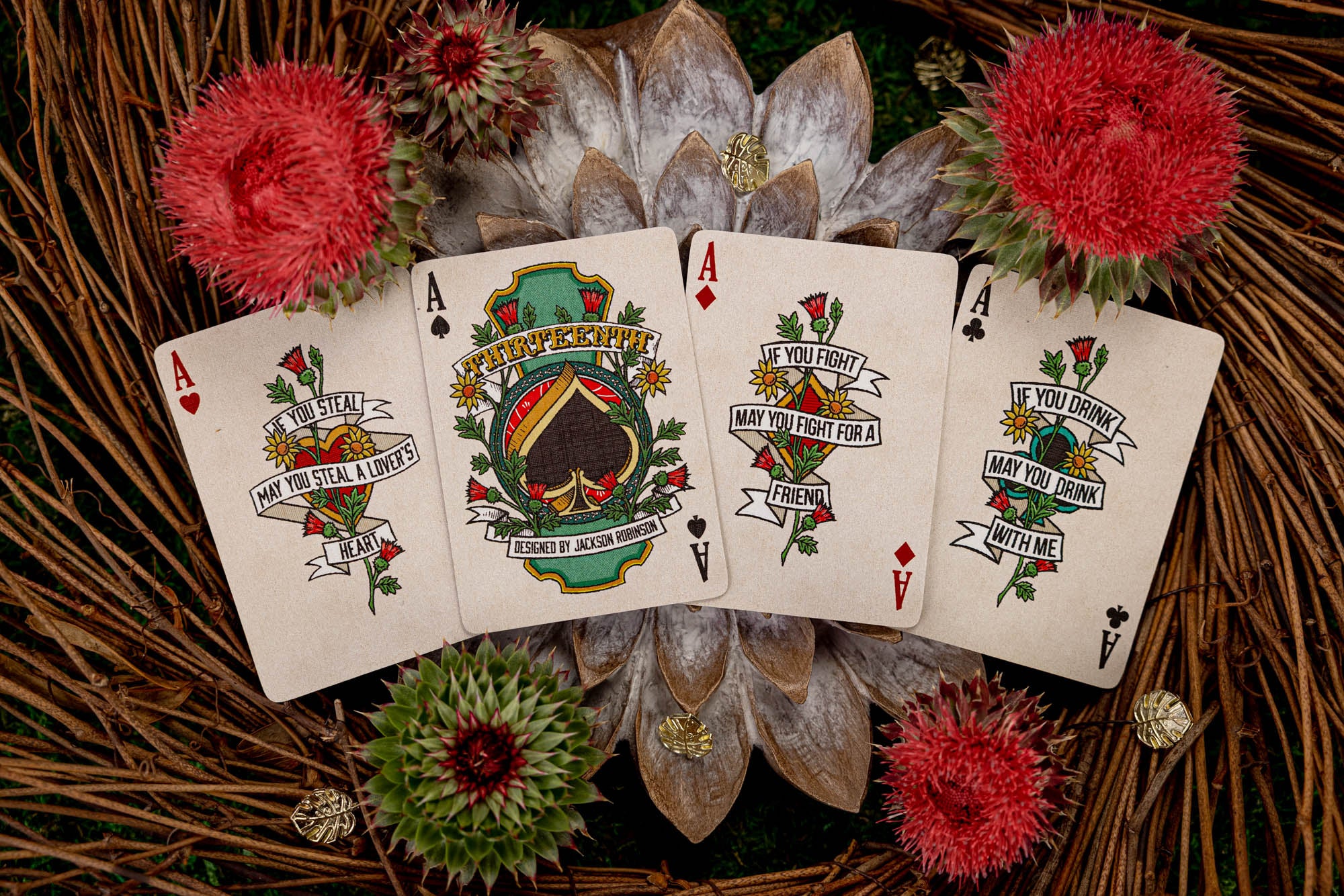 Premium 13th Deck Luxury Playing Cards - Elegant Casino Style for Poker, Blackjack, Magic Tricks & Collectibles