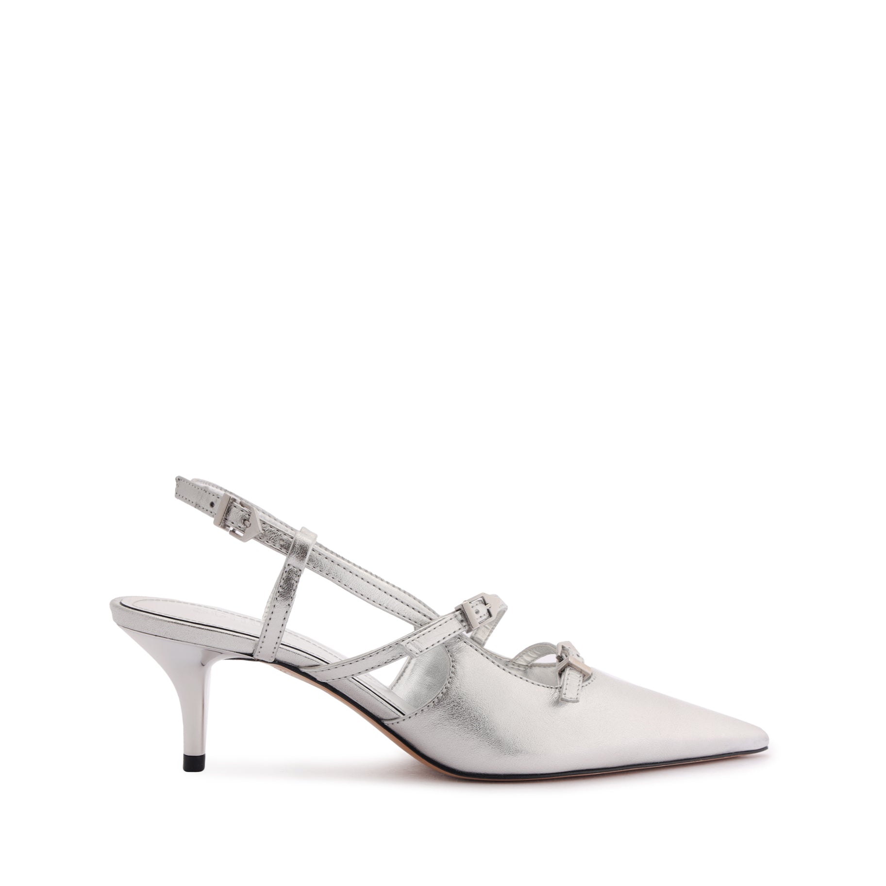 Stacy Women's Metallic Leather Pump Shoes - 2.3 Inch Mid Heel for Work, Party & Formal Events (Style S2194500010005)