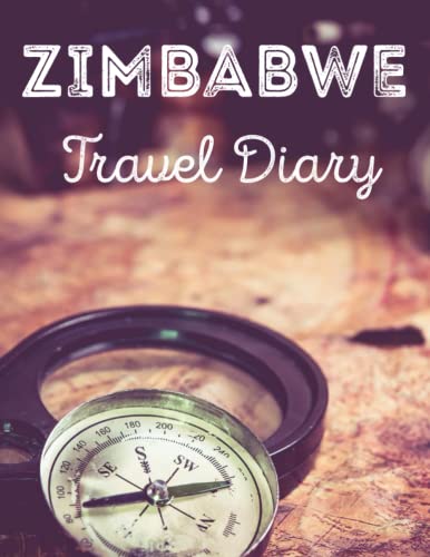 Zimbabwe Travel Journal Notebook - 120 Pages Vacation Planner, 8.5